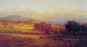tonalism tonalist Painting - Autumn Tonalist George Inness